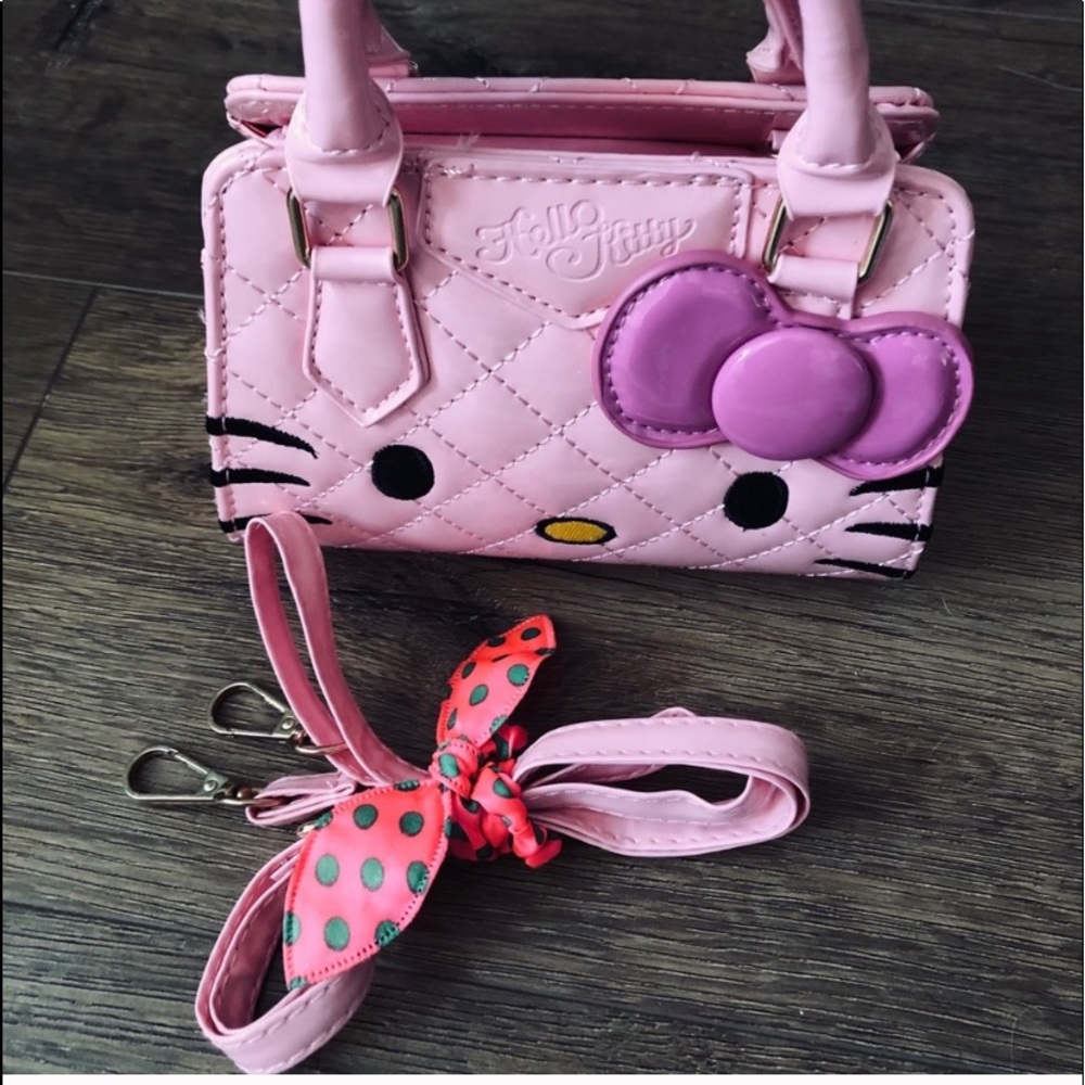 ONE LEFT! HELLO KITTY-NWOT Pink Mini Handbag